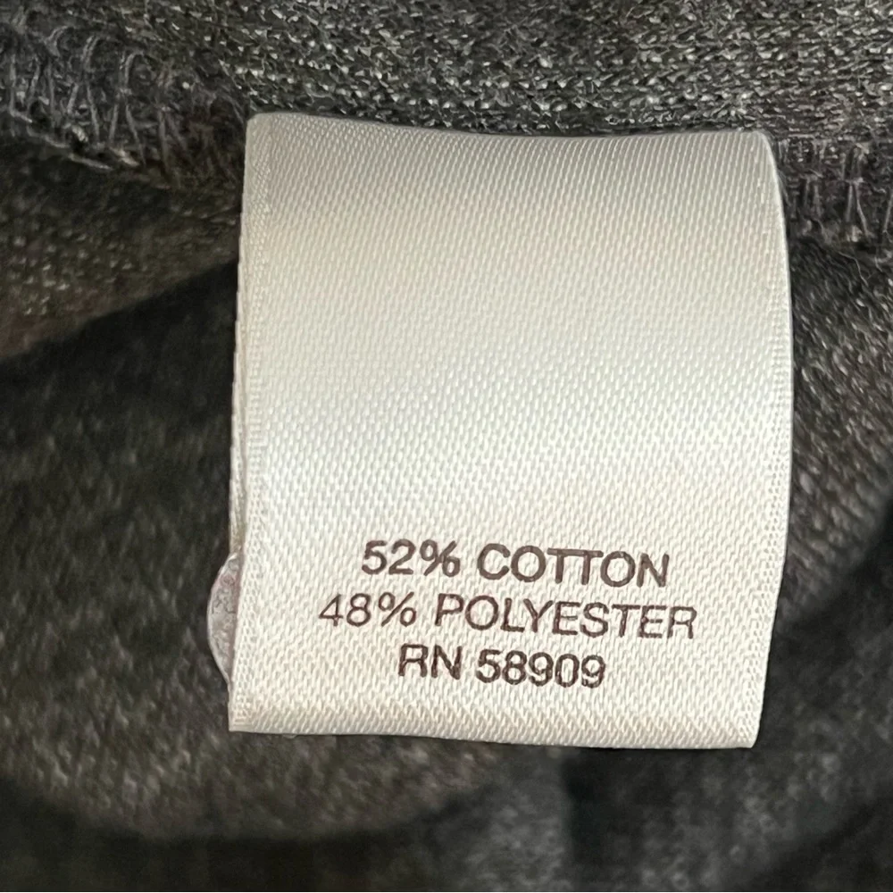 ROWM 1/4 Zip Charcoal Pullover With Copper Colored Stitching. XXL EUC - Picture 10 of 13